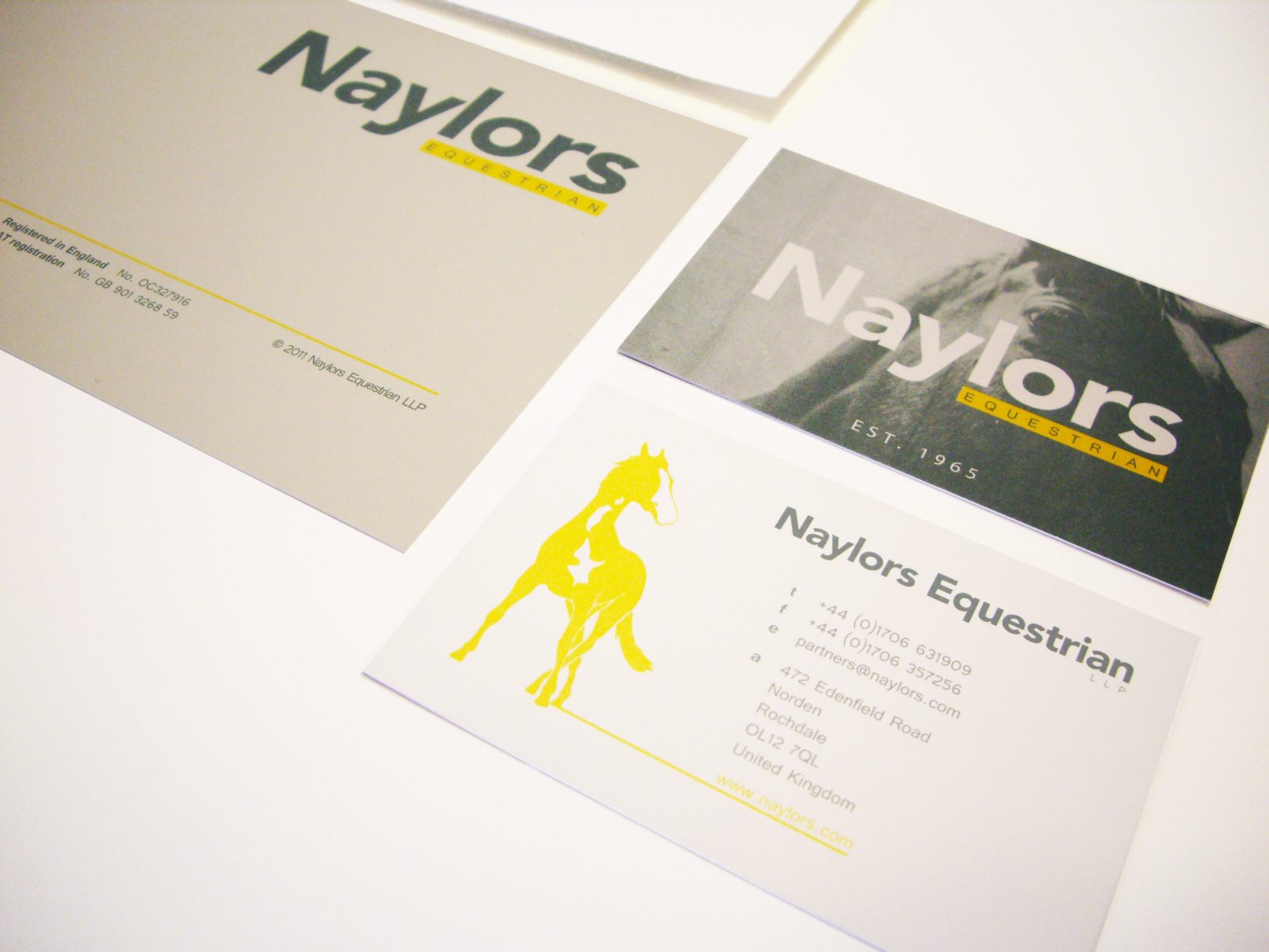 Naylors Equestrian Brand Design