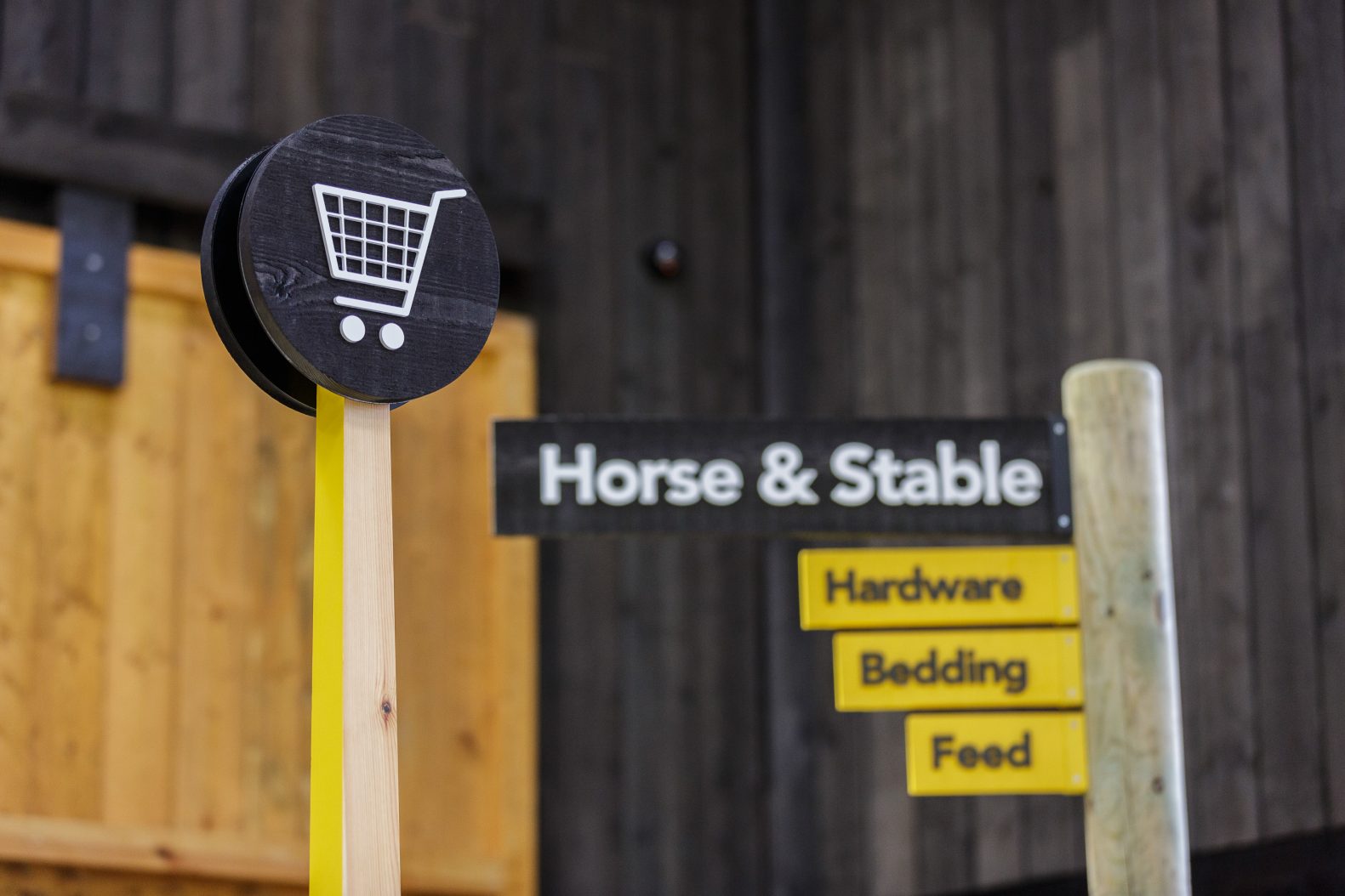 Naylors Equestrian Retail Design Signage