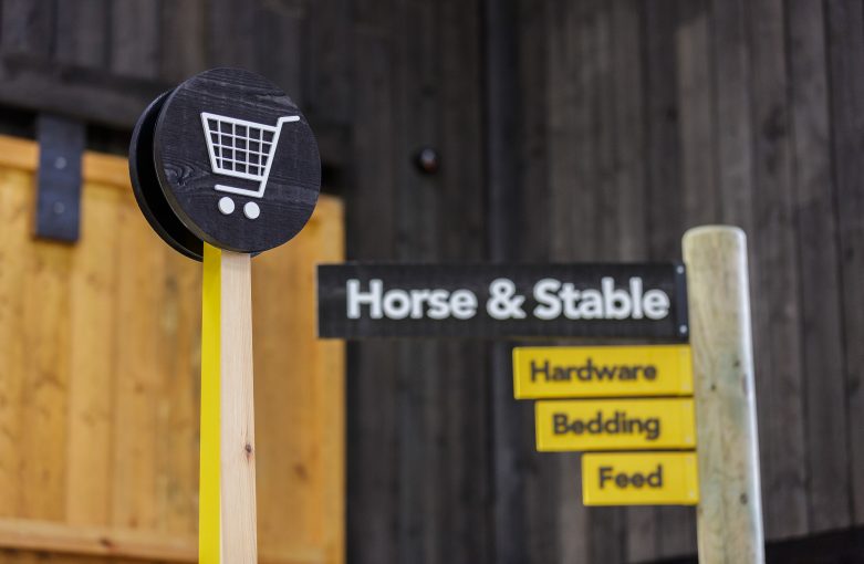 Naylors Equestrian Retail Design Signage