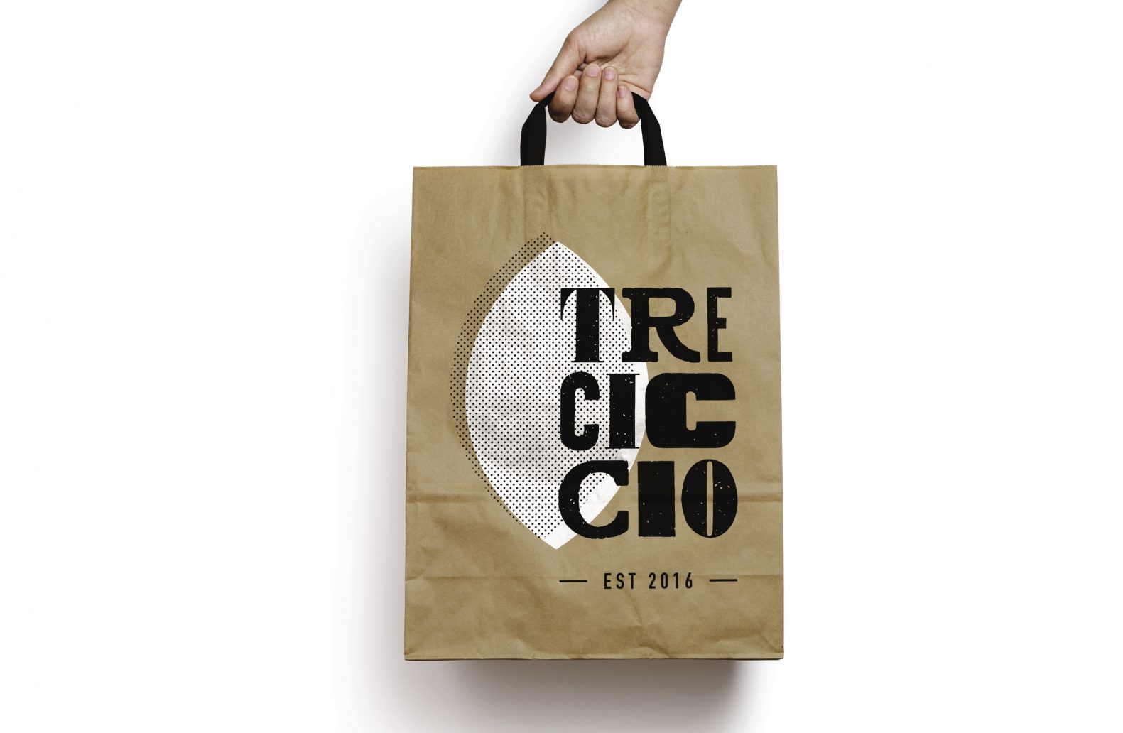 Tre Ciccio Branding for Takeaway Bag by Phaus