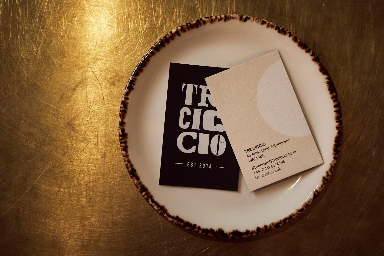 Tre Ciccio Business Card Design by Phaus