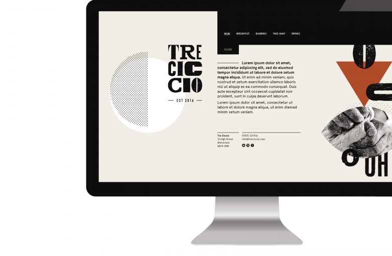 Tre Ciccio Website Design by Phaus